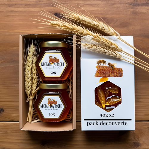 Pack découverte -2 pots de miel 50g